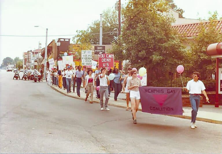 History of Memphis Pride Memphis Gay Pride March 1981 2 John Parrott 28