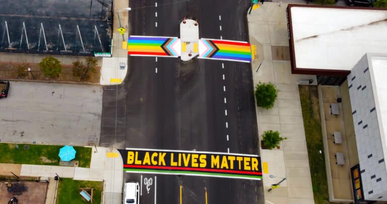History of Memphis Pride Memphis Pride Black Lives Matter Installation